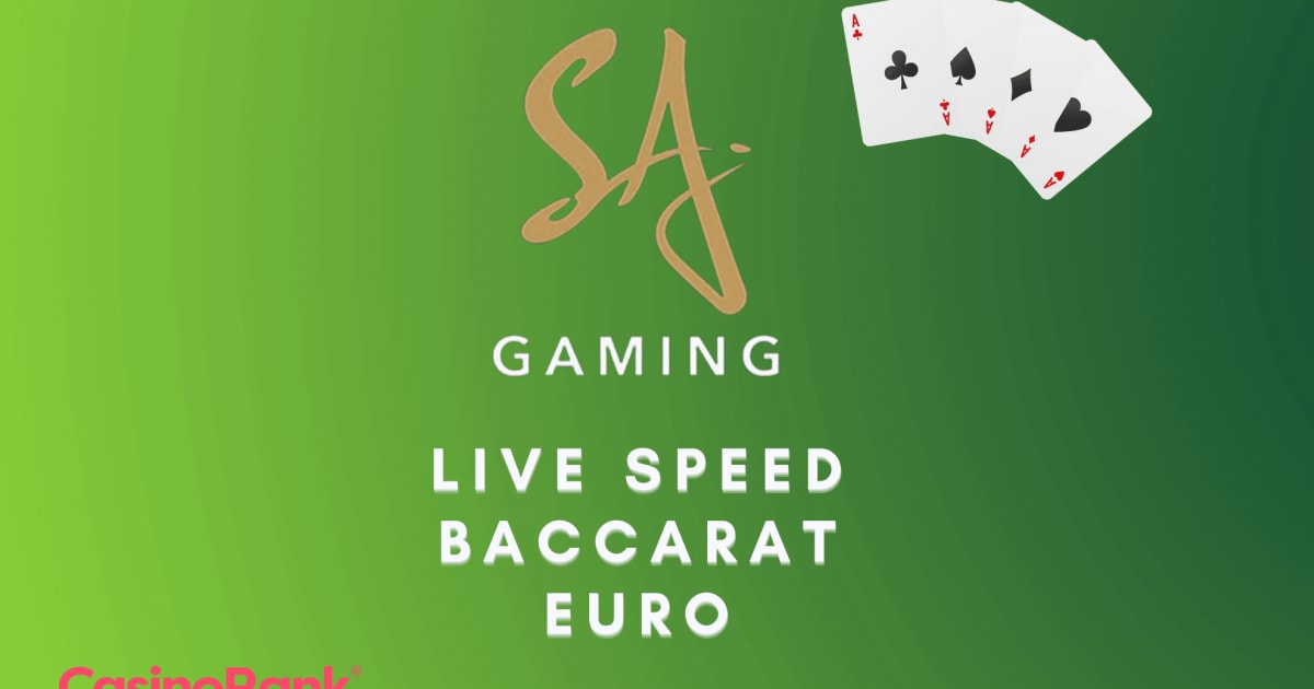 Live Speed Baccarat Euro от SA Gaming